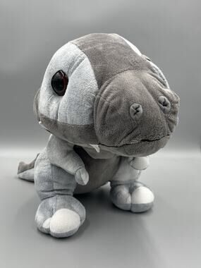 DINO Snubbies Toy Network Large Head T Rex Tyrannosaurus Gray Dinosaur 14”